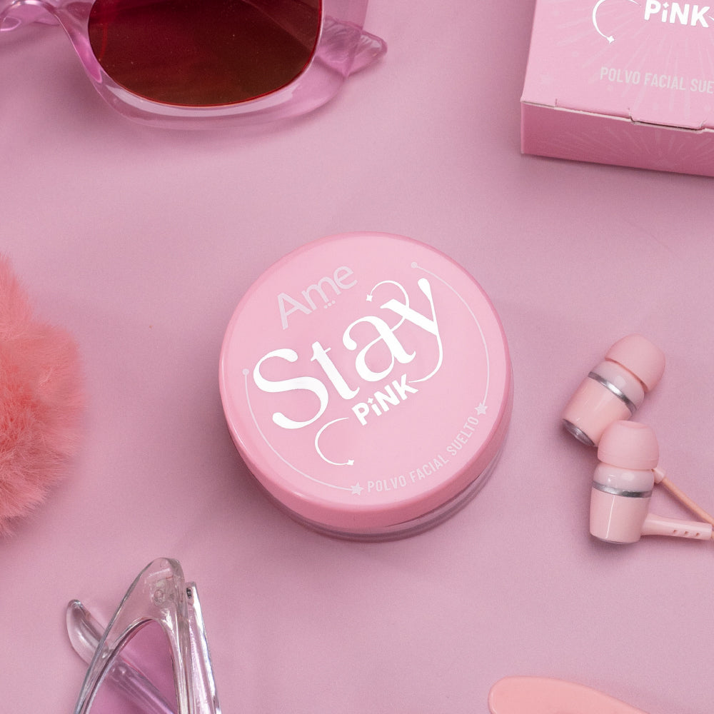Polvo Suelto Rosado Stay Pink
