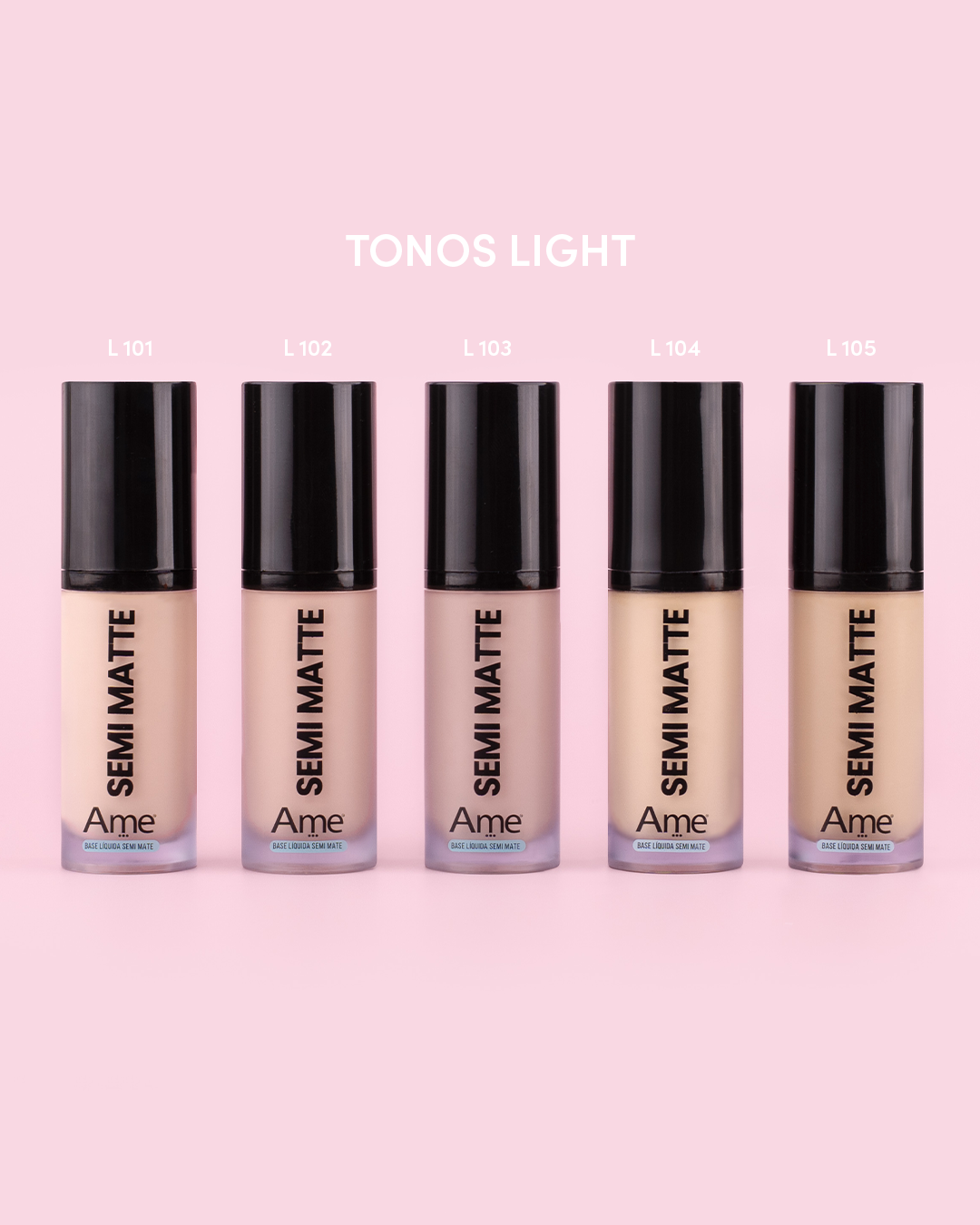 Base líquida semimatte