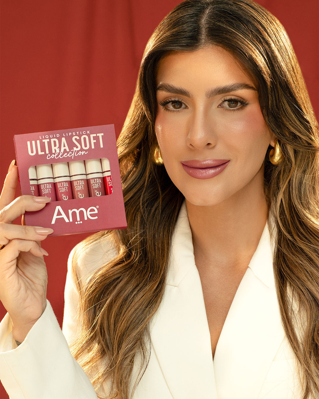 Kit x 6 Labial Líquido Ultra Soft X Maria Vélez.