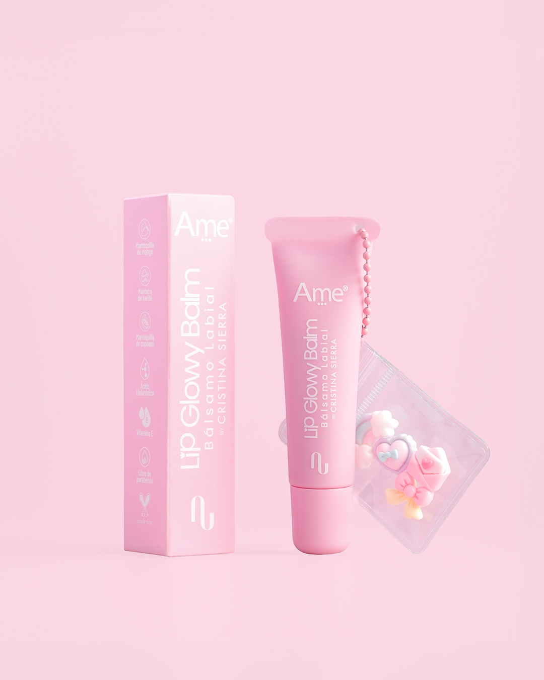 LIP GLOWY BALM- BÁLSAMO LABIAL BY Cristina Sierra.